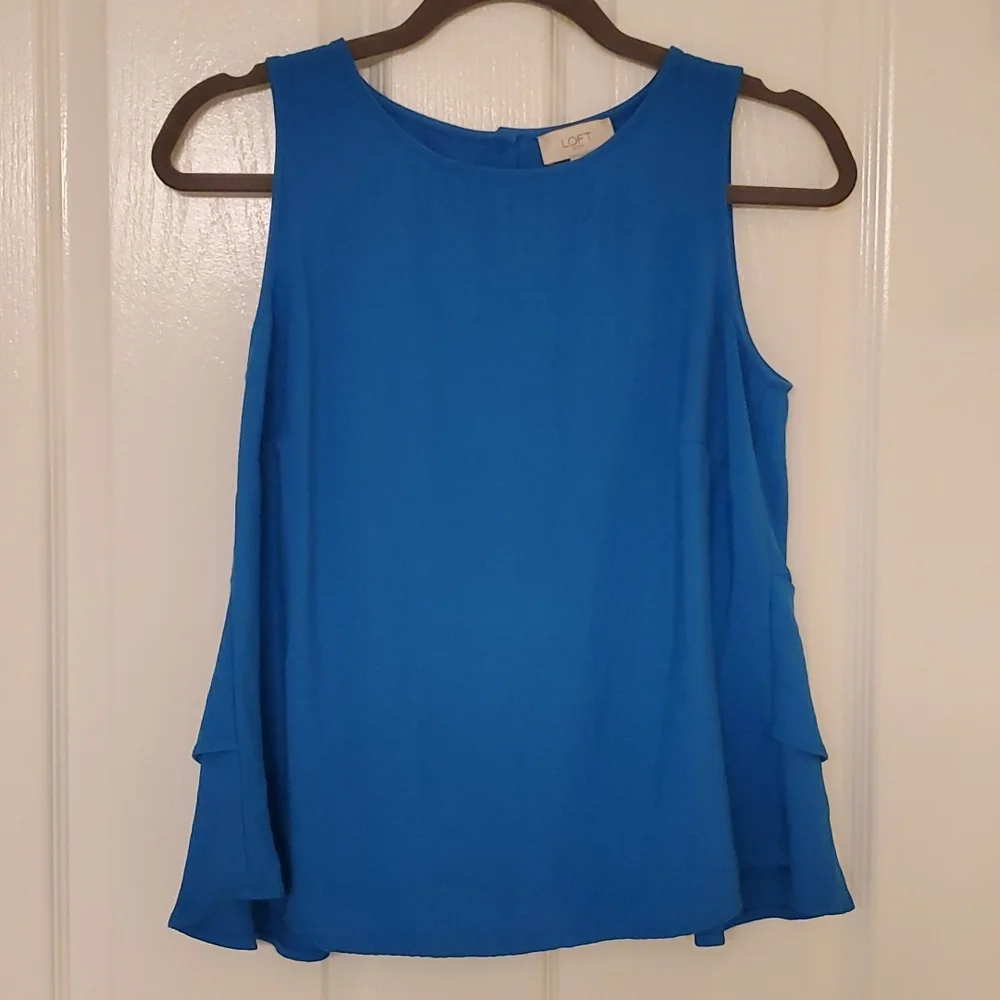 Loft Ruffle tank - Picture 2 of 3